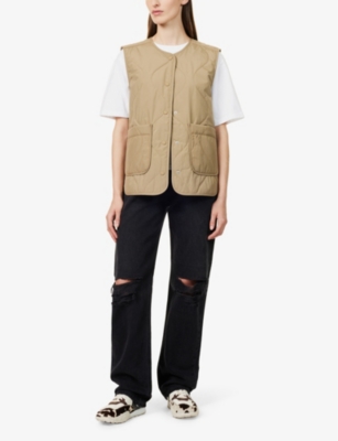 Agolde Kelly High-rise Distressed Straight Jeans In Fuse (chewed Up Blk)