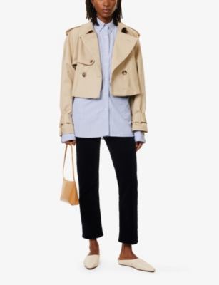 CITIZENS OF HUMANITY: Zurie Ankle straight-leg mid-rise stretch-cotton corduroy trousers