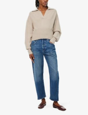 CITIZENS OF HUMANITY: Dahlia high-rise tapered-leg denim jeans