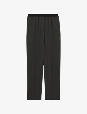 REISS: Lucia Elasticated-Waist Stretch-Woven Trousers