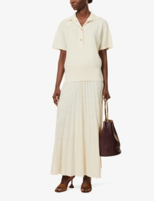Straccio short-sleeves woven-blend polo shirt