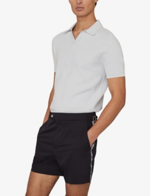 REISS: Sol Striped Swim Shorts