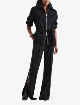 REISS: Reiss x Atelier Ada belted wool-blend coat