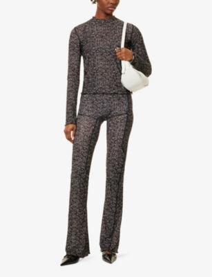 KNWLS: Halcyon Floral-Print Stretch-Woven Leggings