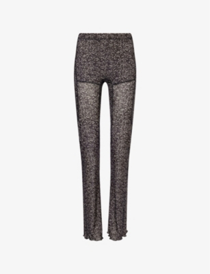 KNWLS: Halcyon Floral-Print Stretch-Woven Leggings