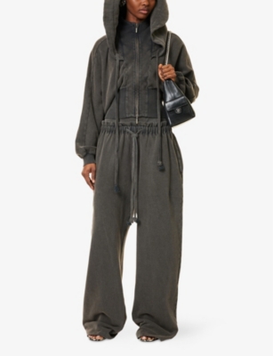 KNWLS: Haze Zip-Up Cotton-Jersey Hoodie