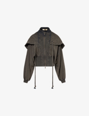 KNWLS: Haze Zip-Up Cotton-Jersey Hoodie