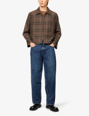 AGOLDE: Fusion faded-wash tapered-leg baggy-fit recycled-denim jeans