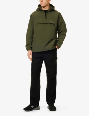CARHARTT WIP: Hooded zip-pockets relaxed-fit woven jacket