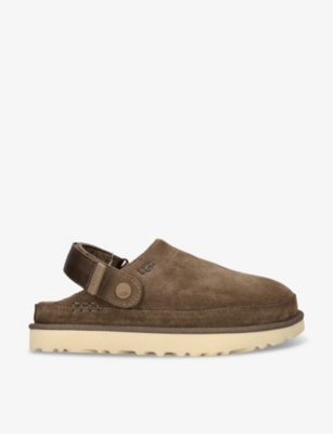 Ugg Goldenstar Clogs In Dark Brown