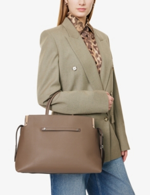 TORY BURCH: Mercer Leather Top-Handle Bag