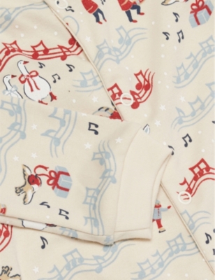 Musical Note graphic-print cotton babygrow 0-18 months