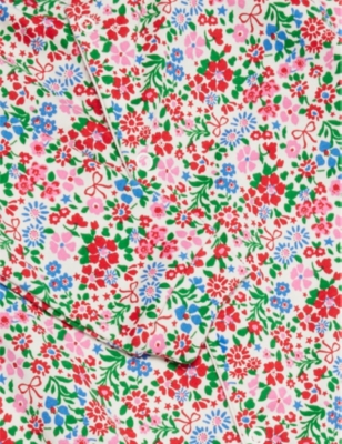 Winter Floral graphic-print cotton babygrow 0-18 months