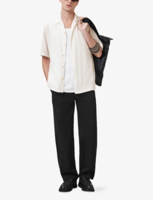 ALLSAINTS: Shaw Short-Sleeved Cotton Shirt