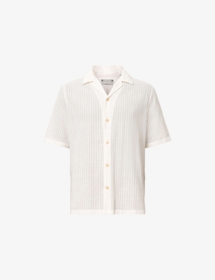 ALLSAINTS: Shaw Short-Sleeved Cotton Shirt
