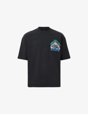ALLSAINTS: Pounce Graphic-Print Short-Sleeve Cotton T-Shirt