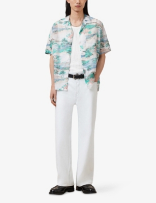 ALLSAINTS: Biarritz Tropical-Print Woven Shirt