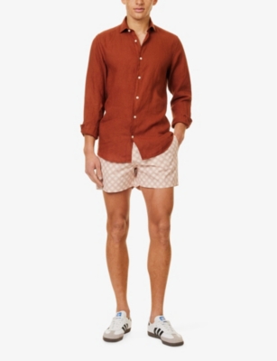 FRESCOBOL CARIOCA: Antonio long-sleeves regular-fit linen shirt