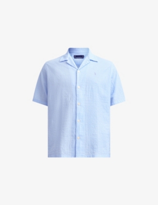 ALLSAINTS: Valmer Short-Sleeve Stretch-Cotton Shirt
