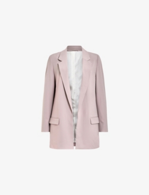 ALLSAINTS: Aleida Open-Front Stretch-Woven Blazer