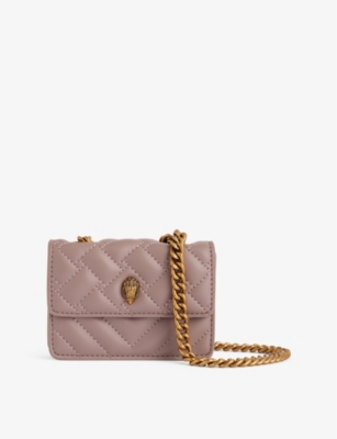 KURT GEIGER LONDON: Micro Kensington Faux-Leather Crossbody Bag