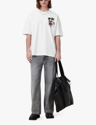 ALLSAINTS: Breaker Graphic-Print Relaxed-Fit Cotton T-Shirt