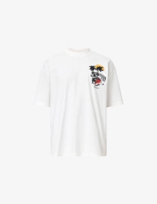ALLSAINTS: Breaker Graphic-Print Relaxed-Fit Cotton T-Shirt