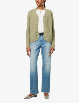 PAIGE: Serena Straight-Leg Stretch-Denim Jeans