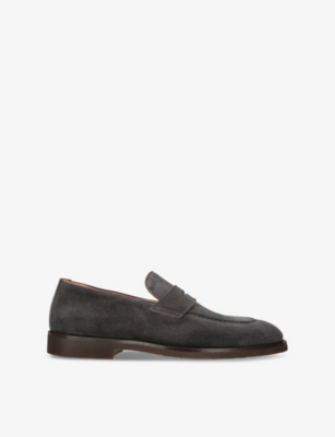 BRUNELLO CUCINELLI: Flex Penny Suede Loafers