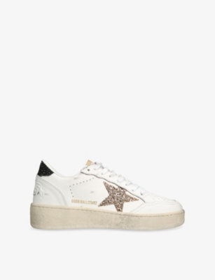 GOLDEN GOOSE: Ball Star 10471 Leather Low-Top Trainers