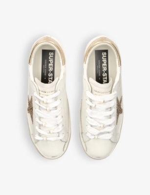 Golden Goose Super-star Low Top Sneaker In White/comb