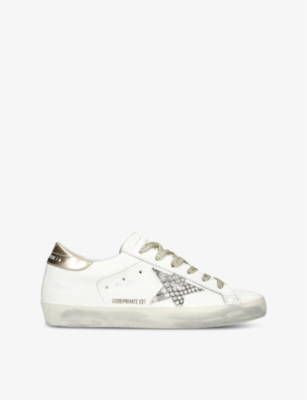 Golden Goose Sneakers White In White/comb
