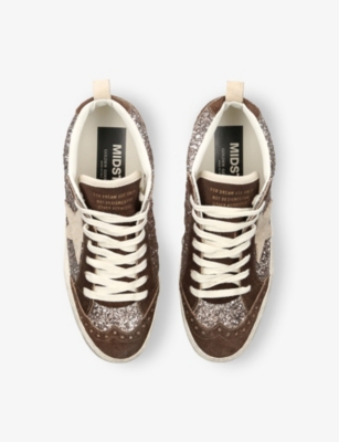 Golden Goose Mid Star Sneaker In Brown/oth