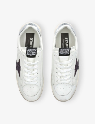Golden Goose Womens  Stardan 12125 Leather Low-top Trainers In White/comb