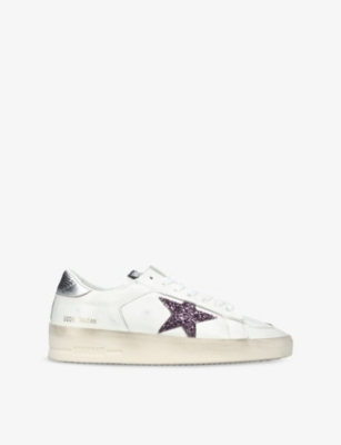 Golden Goose Womens  Stardan 12125 Leather Low-top Trainers In White/comb