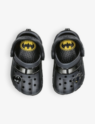 Crocs Black Kids' Batman Batmobile Rubber Clogs Eur 20 / 4 Uk In Black