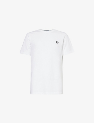 FRED PERRY: Logo-print short-sleeve cotton-jersey T-shirt