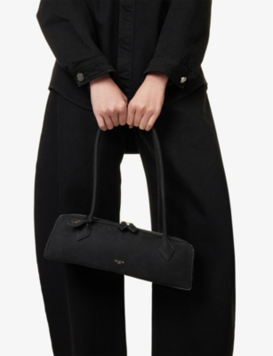 Alaïa Womens Noir Le Teckel Small Leather Top-handle Bag In Noir/or