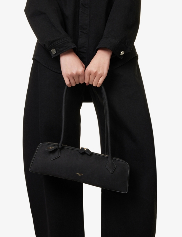Le Teckel medium leather shoulder bag