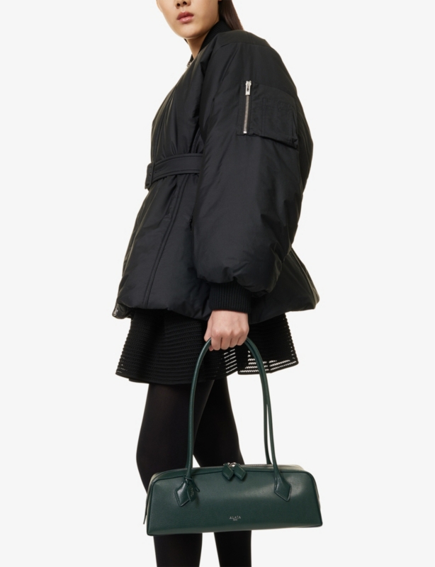 Le Teckel medium leather shoulder bag