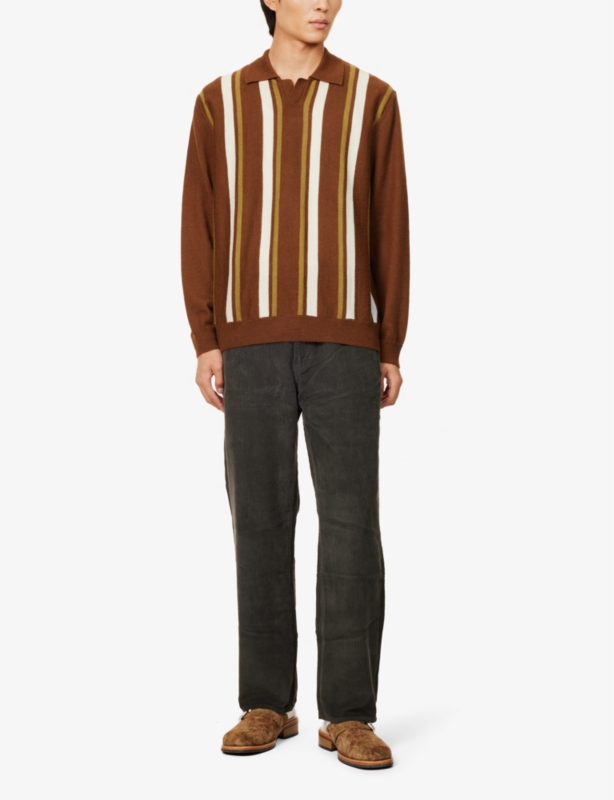Skate Baggy wide-leg relaxed-fit cotton-corduroy jeans