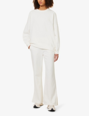 Solstice oversized cotton-blend jersey sweatshirt