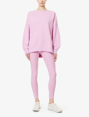 Solstice oversized cotton-blend jersey sweatshirt