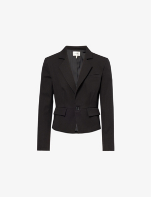 Frame Shrunken Blazer In Black
