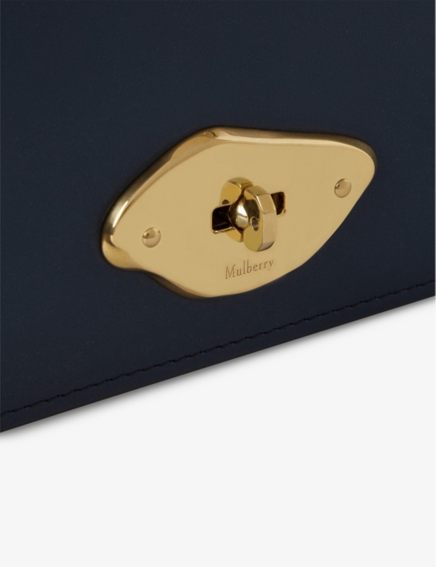 Lana high-gloss leather wallet
