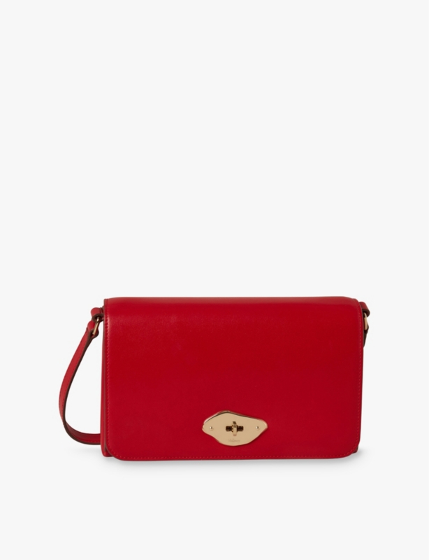 Lana high-gloss leather wallet