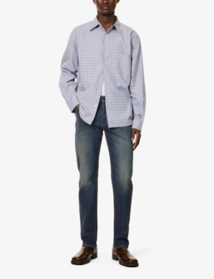 NEUW: Lou brand-patch straight-leg slim-fit stretch-denim blend jeans