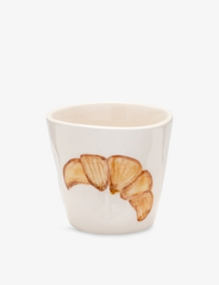 ANNA + NINA: Croissant Espresso Earthenware Cup