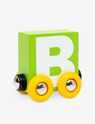 BRIO: Letter Train alphabet wooden toy vehicle 8cm