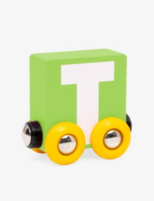 BRIO: Letter Train alphabet wooden toy vehicle 8cm